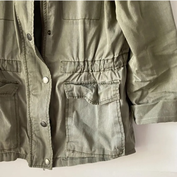 RUBBISH Military Green Cargo Utility Jacket - Picture 4 of 7